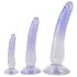 Crystal Clear - ensemble de godemichés de formation anale - 3pcs (transp-bleu)