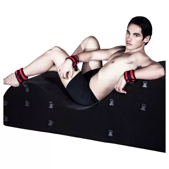 Canapé Érotique Modulable Noir à Trois Sections Liberator Black Label