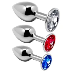   Alive Anal Pleasure - plug anal en métal - set de 3 - argent