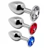 Alive Anal Pleasure - plug anal en métal - set de 3 - argent