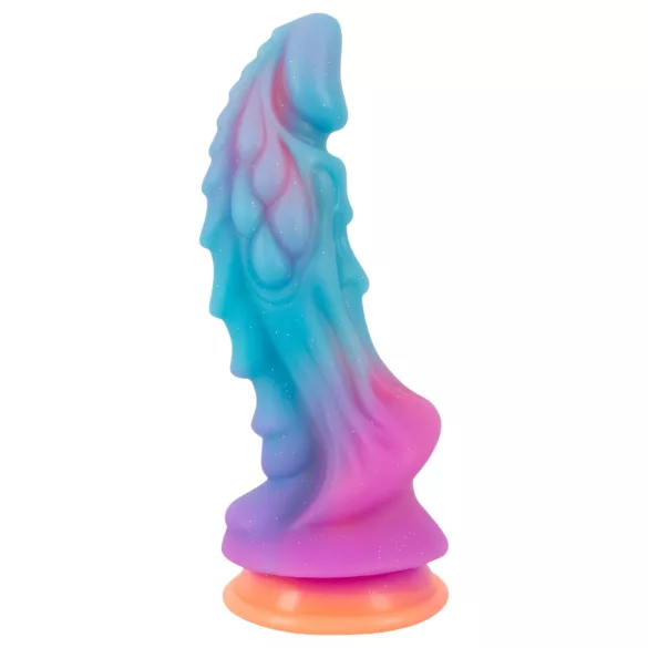 Beasty Cocks - godemichet extraterrestre en silicone (bleu-orange)