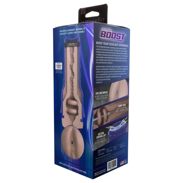 Fleshlight Boost Blast - masturbateur réaliste anus - couleur chair