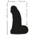 Realistixxx Real Giant - Gode réaliste avec testicules - 22 cm (noir)