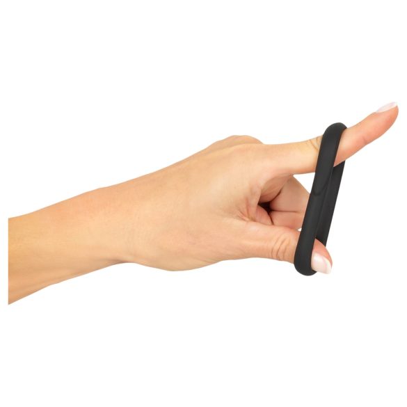 Erecto - anneau pénien - silicone noir