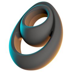 Erecto - anneau puissant pour pénis et testicules (noir)