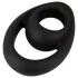 Erecto - Anneau pénis et testicules - silicone noir