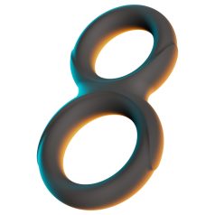 Erecto - double anneau pénien (noir)