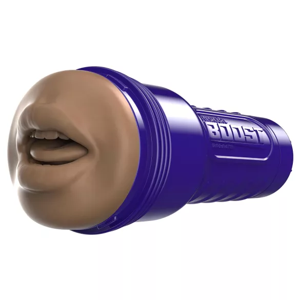 Fleshlight Boost Blow - masturbateur bouche réaliste - marron