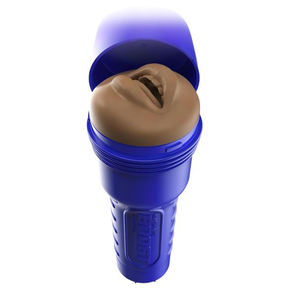 Fleshlight Boost Blow - bouche réaliste masturbateur (brun)