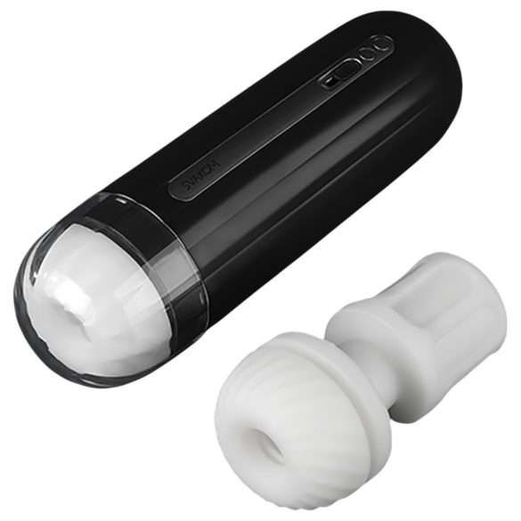 Svakom - manchon masturbateur connecté - silicone blanc