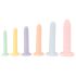 Six in a Row - Set de dildos entraîneurs - 6 pcs (couleurs)