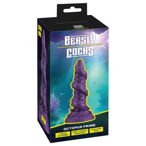 Beasty Cocks Octopus Prime - gode tentacule - silicone violet