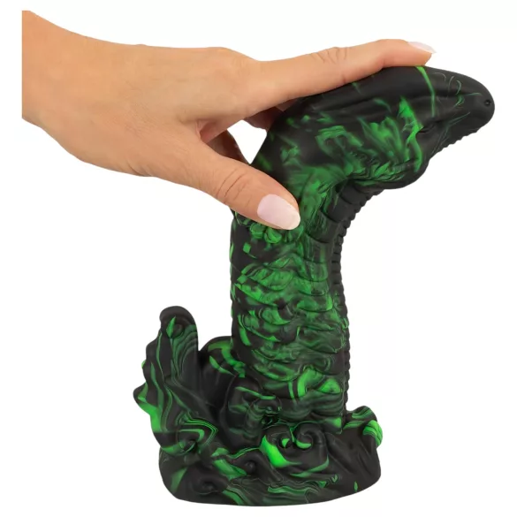 Beasty Cocks - gode pénis lézard réaliste - silicone vert noir