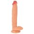 Realistixxx Géant Réel - dildo géant avec testicules (naturel)