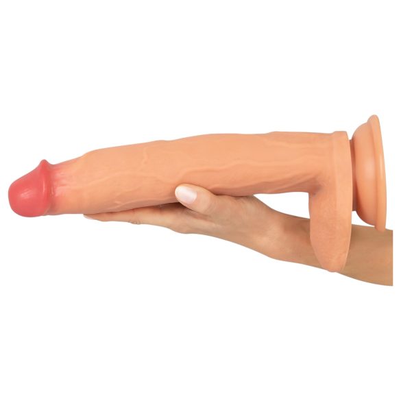 Realistixxx - gode géant réaliste avec testicules - silicone couleur chair