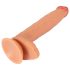 Realistixxx Géant Réel - dildo géant avec testicules (naturel)