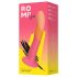 ROMP Dizi - dildo en silicone flexible (rose-orange)