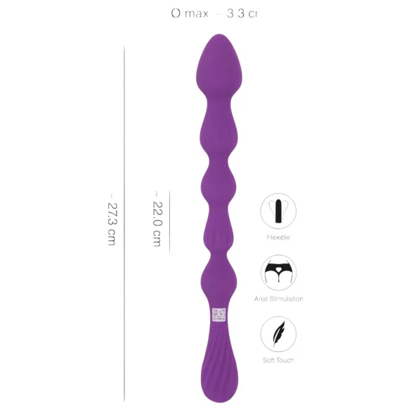You2Toys - Gode anal flexible à boules - (violet)