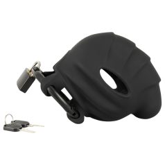 Black Velvet - cage pénis et testicules (noir)