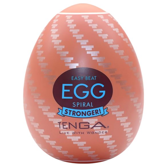 TENGA Egg Spiral Stronger - Masturbateur en forme d'œuf (1 pièce)