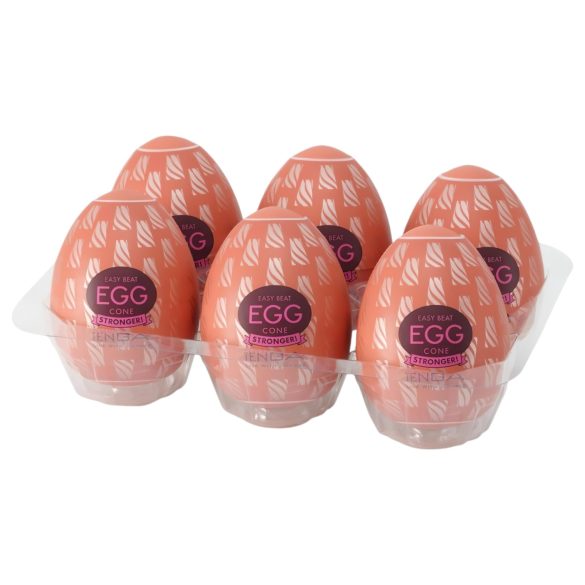 TENGA Egg Cone Stronger - œuf masturbateur (6 pcs)