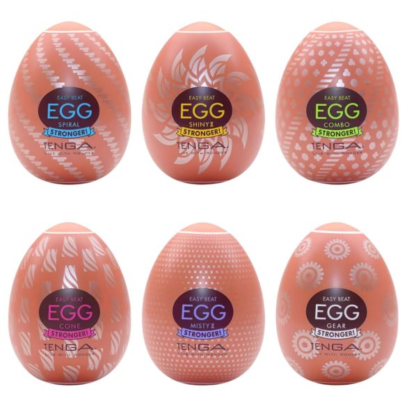 TENGA - œuf masturbateur pack de 6 - sensation forte