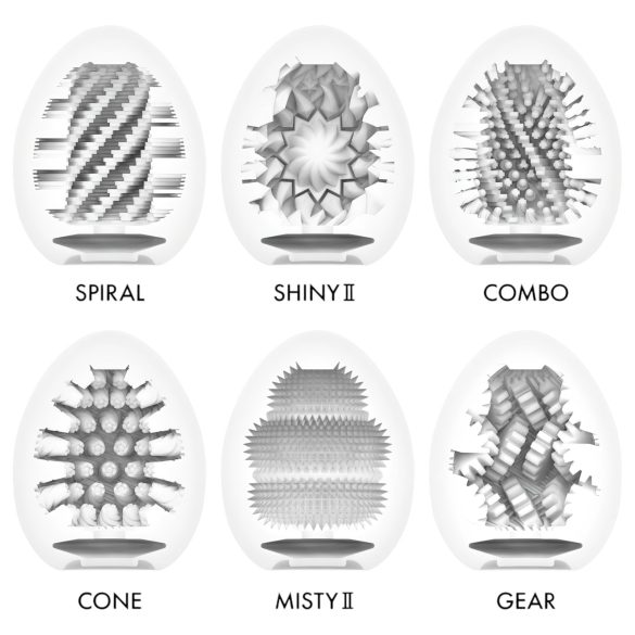 TENGA - œuf masturbateur pack de 6 - sensation forte