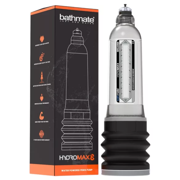 Bathmate Hydromax8 - pompe hydropneumatique (transparente)