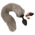 You2Toys - Plug anal en silicone avec queue (gris)