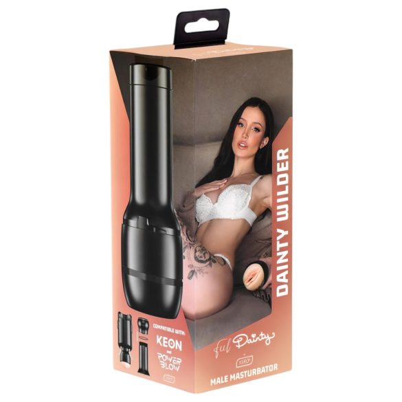 Kiiroo Dainty Wilder - vagin artificiel - PowerBlow compatible (naturel)
