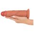 Realistixxx – godemichet réaliste à double couche (couleur chair)