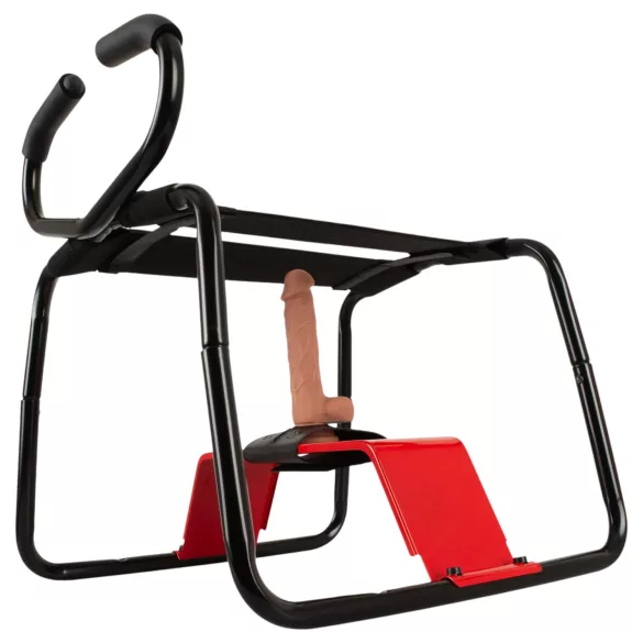 THE BANGER - Tabouret sexuel ultime avec godemichet réaliste (noir)