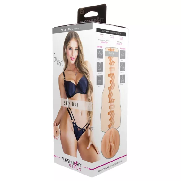Fleshlight - vagin réaliste - Sky Bri Celestial - couleur chair