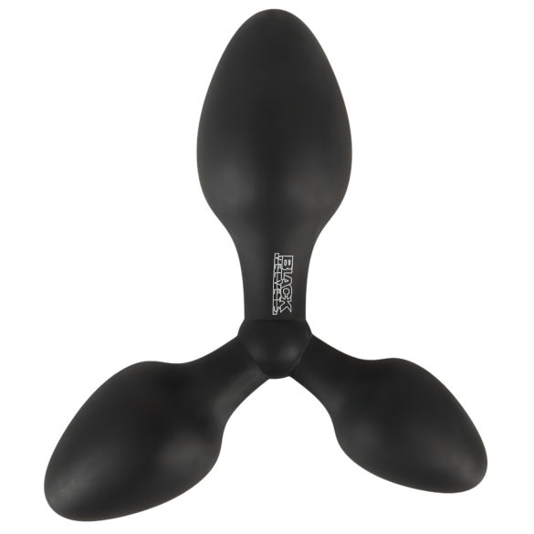 Black Velvet - triple plug anal (noir)
