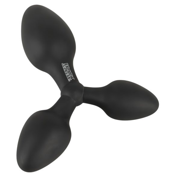 Black Velvets - plug anal triple stimulation - silicone noir