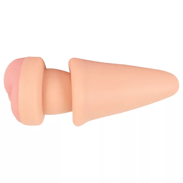 Nature Skin - plug anal et gaine pénis - couleur chair