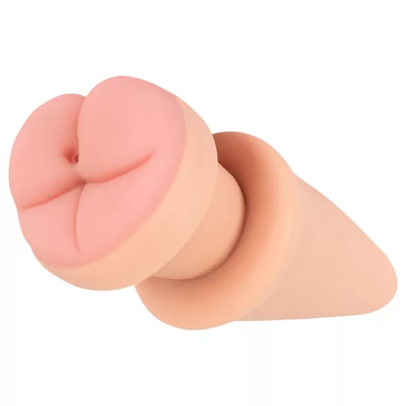 Nature Skin - plug anal et gaine pénis - couleur chair