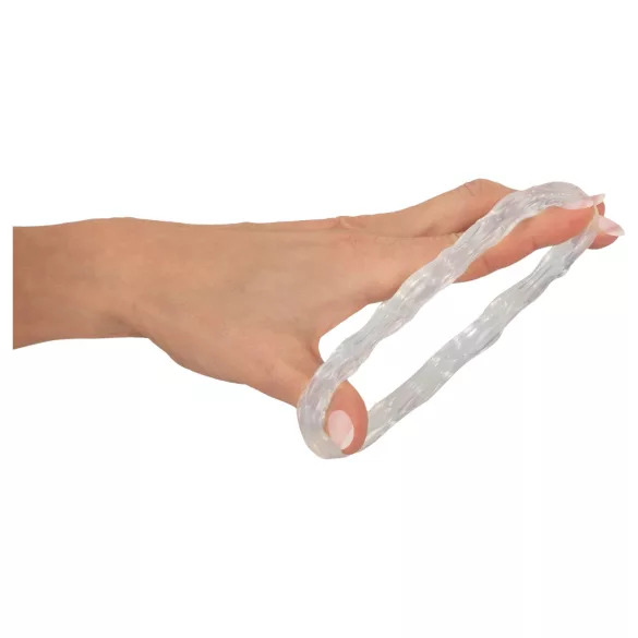 Beau Coeur Parinor - anneau pénis et testicules - silicone transparent