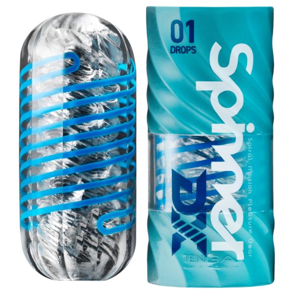 Tenga Spinner DX - Masturbateur (Transparent)