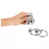 Fetish Collection - mini cage à pénis avec 3 anneaux testiculaires interchangeables (argent)