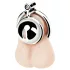 Fetish Collection - mini cage à pénis avec 3 anneaux testiculaires interchangeables (argent)
