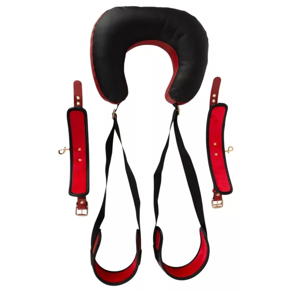 Bad Kitty - coussin de nuque avec support de cuisse (noir)