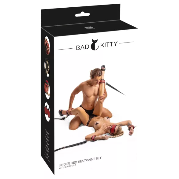 Bad Kitty - kit d’attaches au lit (noir)