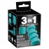 You2Toys - Set de 3 anneaux pénien et testiculaire (turquoise)