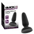 Black Velvets - plug anal en silicone avec ventouse (noir) - S