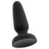 Black Velvets - plug anal en silicone avec ventouse (noir) - S
