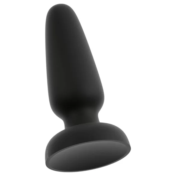 Black Velvets - plug anal en silicone avec ventouse (noir) - M