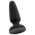 Black Velvets - plug anal en silicone avec ventouse (noir) - M