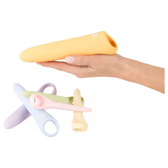 You2Toys Six in a Row 2.0 - Set de 6 godemichés et dilatateurs en silicone (colorés)
