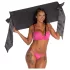 Liberator Ravish - coussin sexuel avec liens en satin (noir)